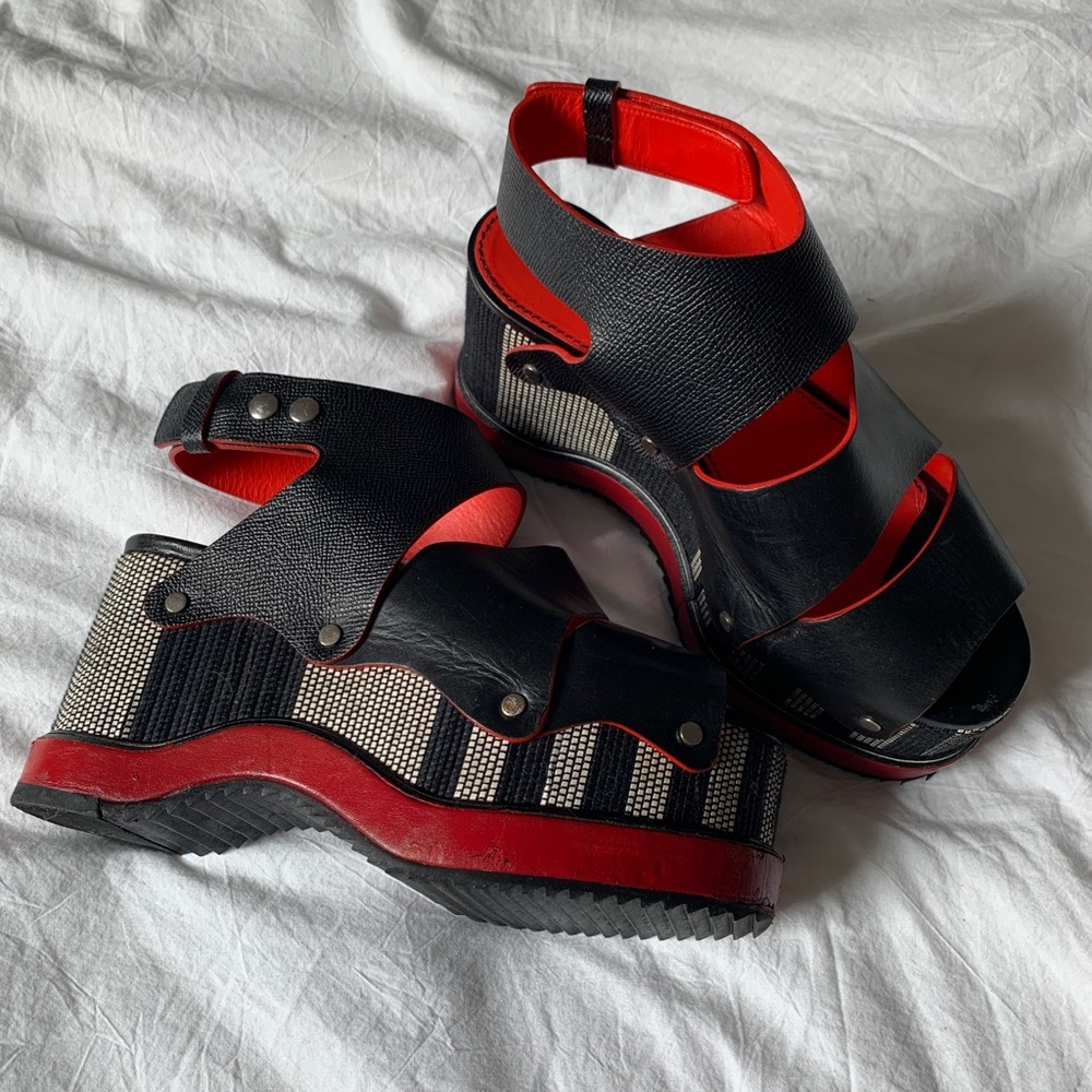 PROENZA SCHOULER Platform Colorblock Sandals